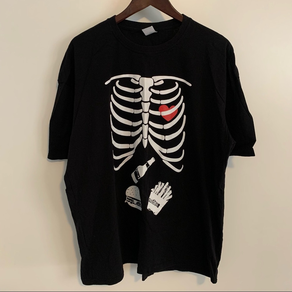 Mens Skeleton Couples T-shirt